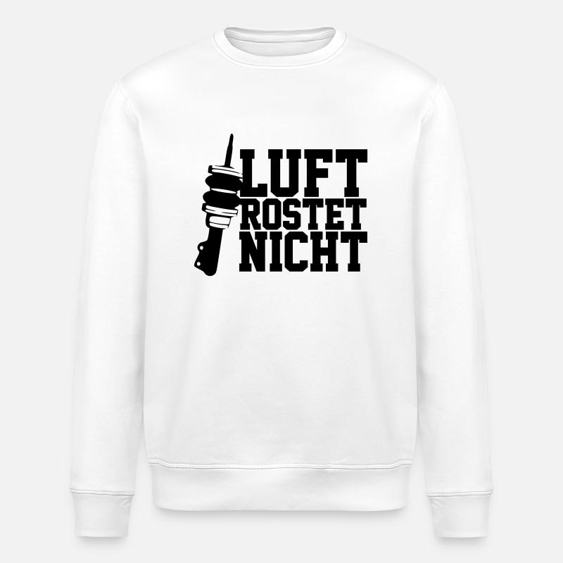 Luft rostet nicht - Stanley/Stella Unisex Bio-Sweatshirt ROLLER - Weiß