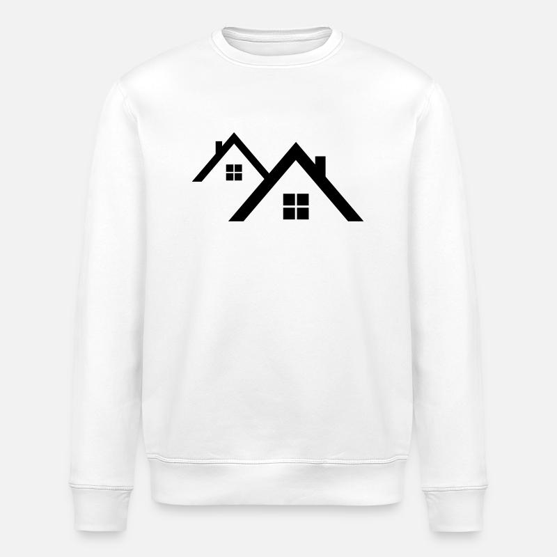 Toit - Sweat bio ROLLER Stanley/Stella Unisexe - blanc