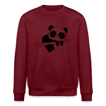 pandabär 001 - Stanley/Stella Unisex Bio-Sweatshirt ROLLER - Weiß - Vorne - Nik (191cm)