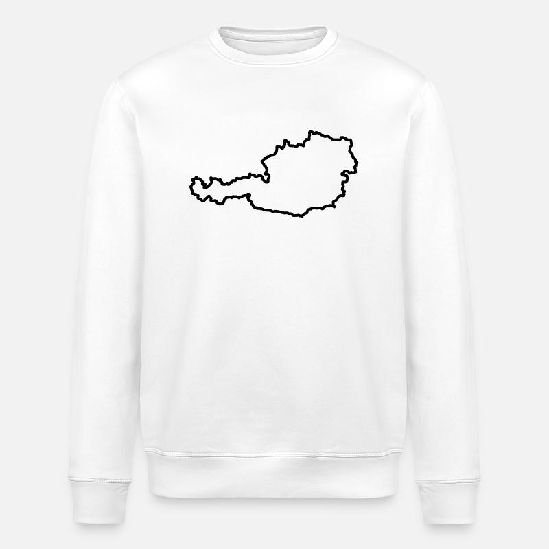 Autriche - Sweat bio ROLLER Stanley/Stella Unisexe - blanc