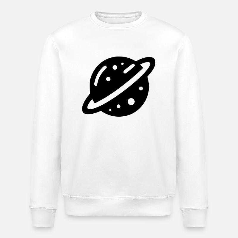 Planet - Stanley/Stella ROLLER Unisex Organic Sweatshirt - white