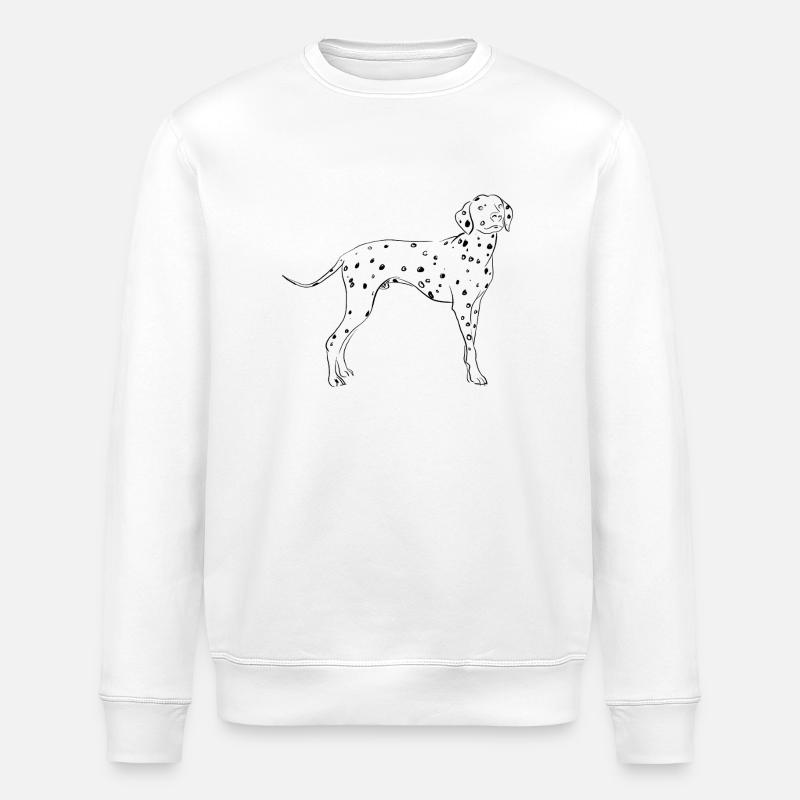 Dalmate - Sweat bio ROLLER Stanley/Stella Unisexe - blanc