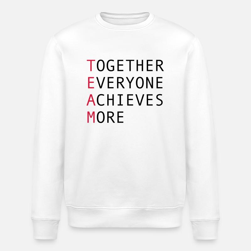 Team - Stanley/Stella ROLLER Unisex Organic Sweatshirt - white