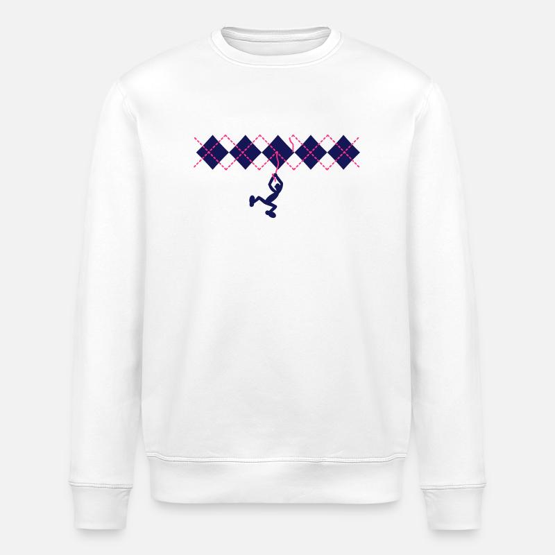 Lilliput-Tarzan sur Jumper (2c) - Sweat bio ROLLER Stanley/Stella Unisexe - blanc