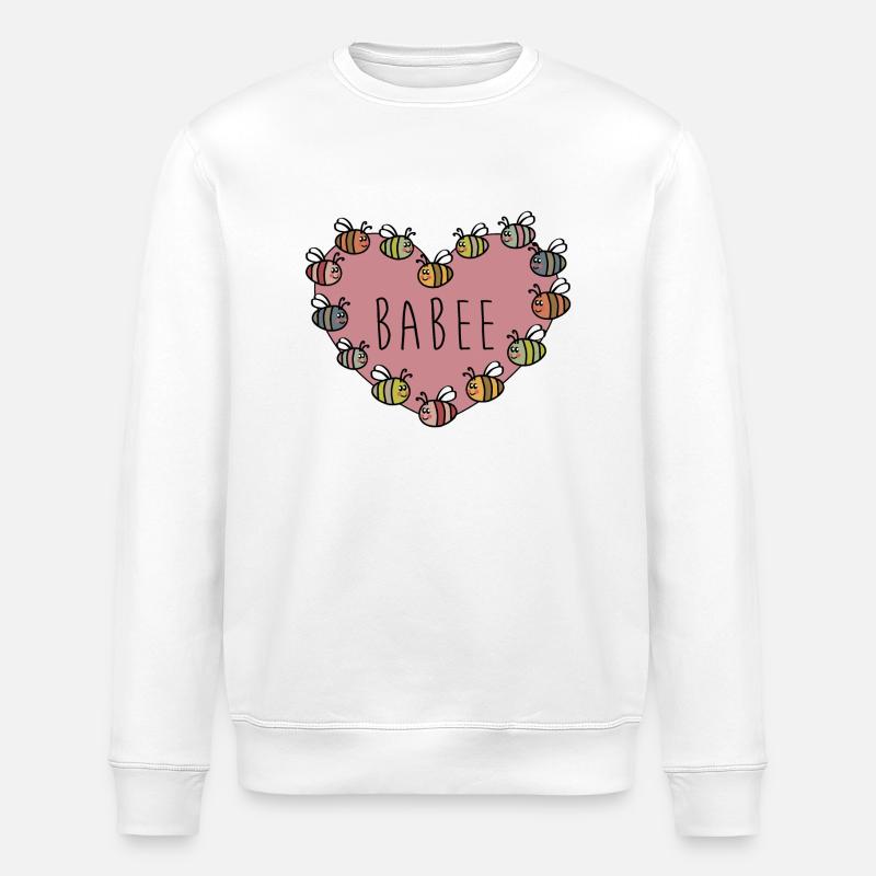 Babee - Stanley/Stella Unisex Bio-Sweatshirt ROLLER - Weiß