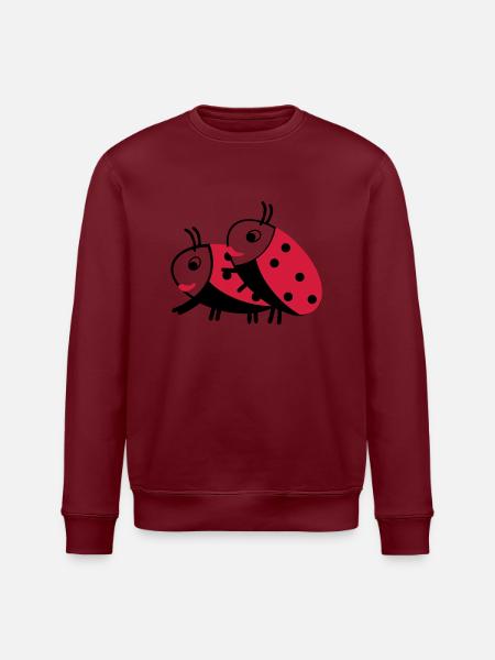 Marienkäfer - Stanley/Stella Unisex Bio-Sweatshirt ROLLER - Weiß