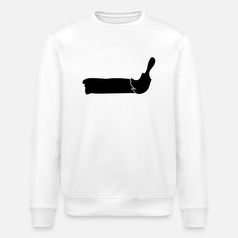 paintbrusch_2 - Sweat bio ROLLER Stanley/Stella Unisexe - blanc