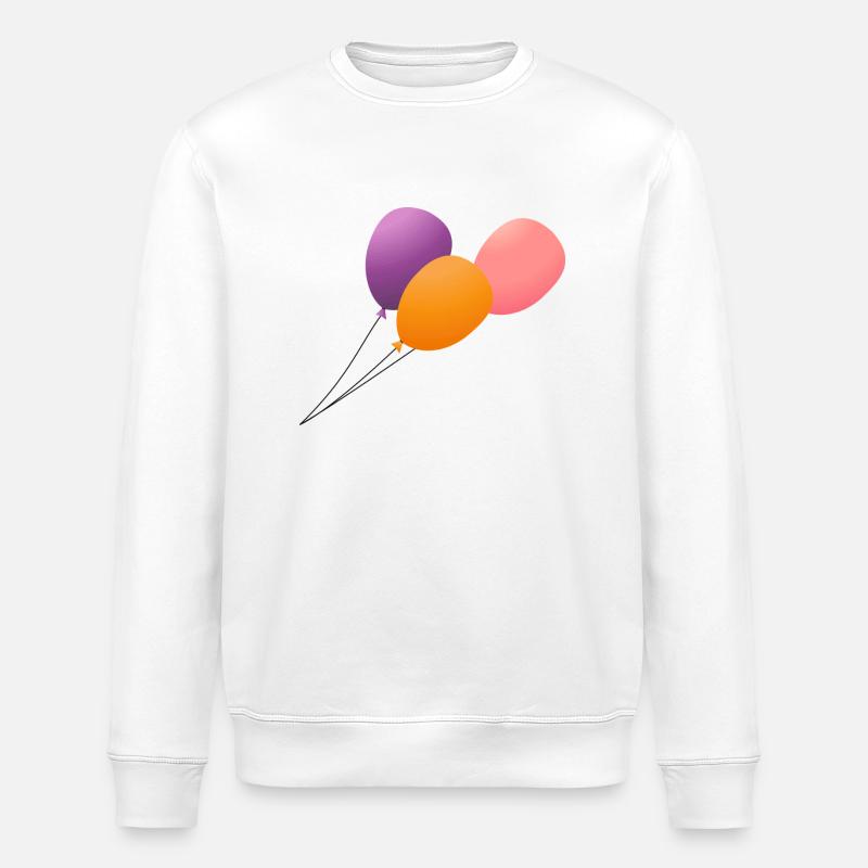ballons - Sweat bio ROLLER Stanley/Stella Unisexe - blanc