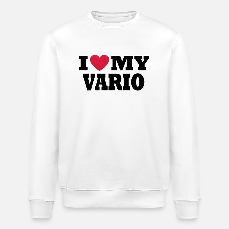 Vario-Liebe - Stanley/Stella Unisex Bio-Sweatshirt ROLLER - Weiß