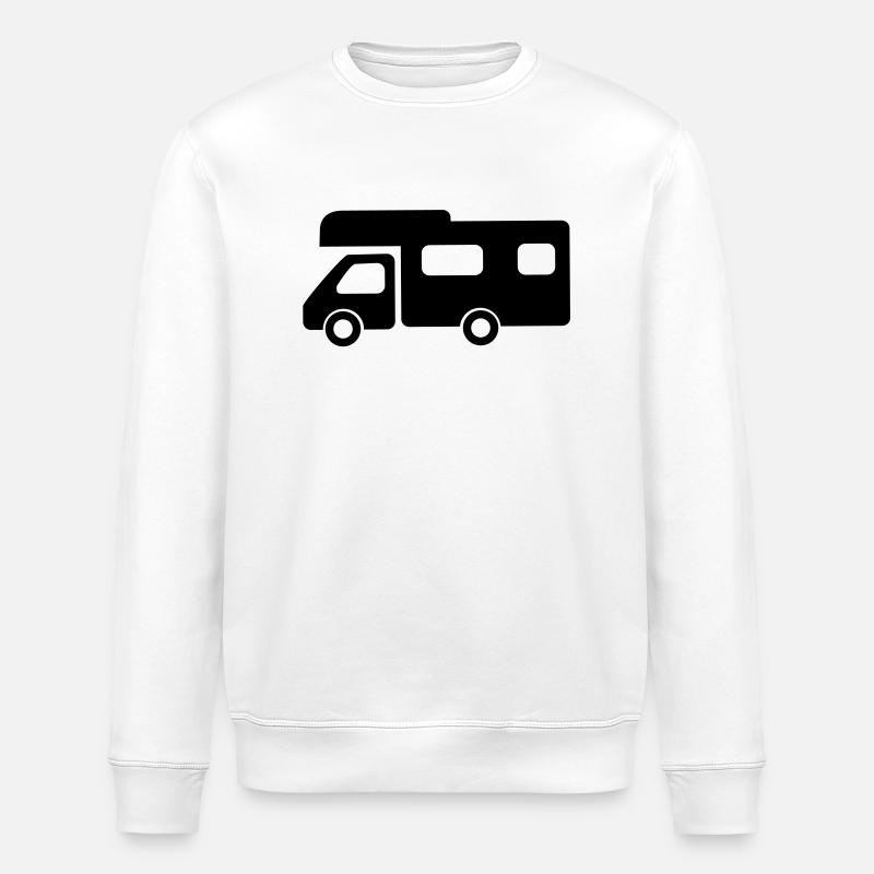 Wohnmobil - Stanley/Stella Unisex Bio-Sweatshirt ROLLER - Weiß