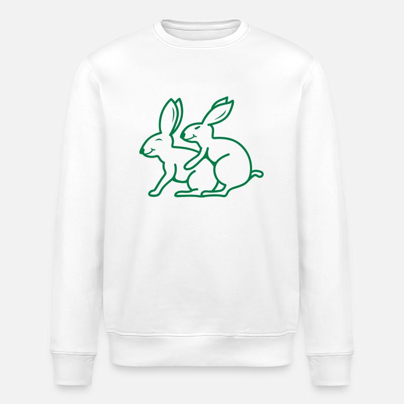 Rammler 2 - Stanley/Stella Unisex Bio-Sweatshirt ROLLER - Weiß
