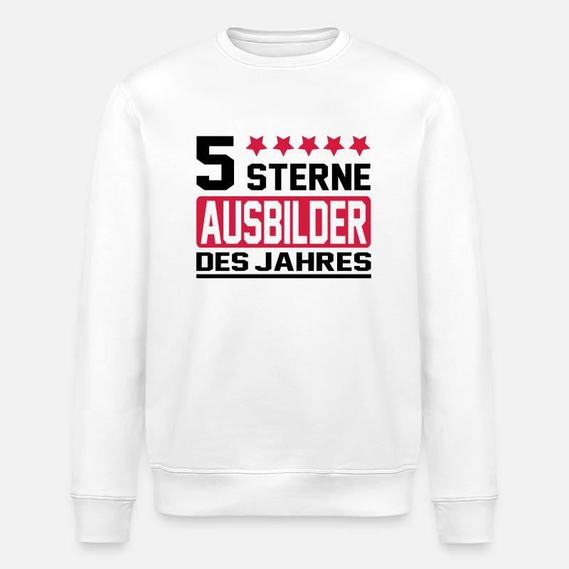 instructor - Stanley/Stella ROLLER Unisex Organic Sweatshirt - white