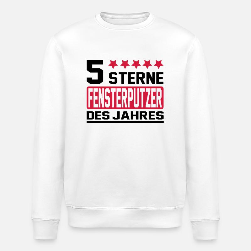 fensterputzer - Stanley/Stella Unisex Bio-Sweatshirt ROLLER - Weiß