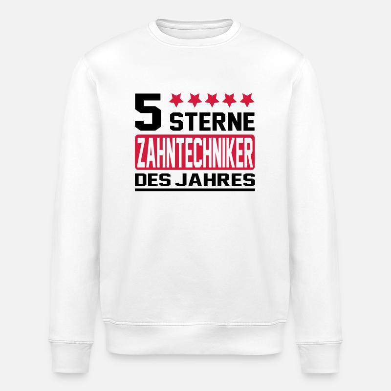 prothésistes dentaires - Sweat bio ROLLER Stanley/Stella Unisexe - blanc