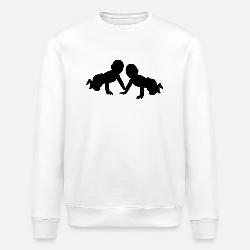 Bébé - Sweat bio ROLLER Stanley/Stella Unisexe - blanc