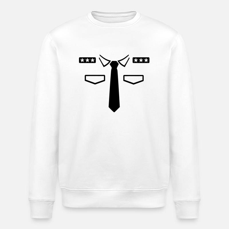 Polizei - Stanley/Stella Unisex Bio-Sweatshirt ROLLER - Weiß