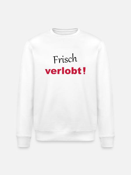 Frisch verlobt! - V2 - Stanley/Stella Unisex Bio-Sweatshirt ROLLER - Weiß