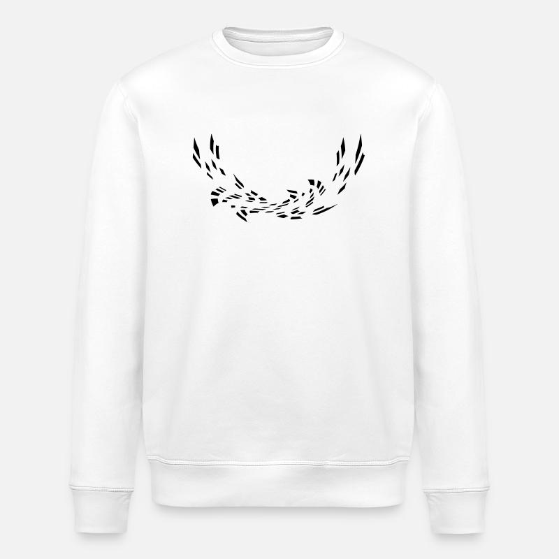 Abstract pattern - Stanley/Stella ROLLER Unisex Organic Sweatshirt - white