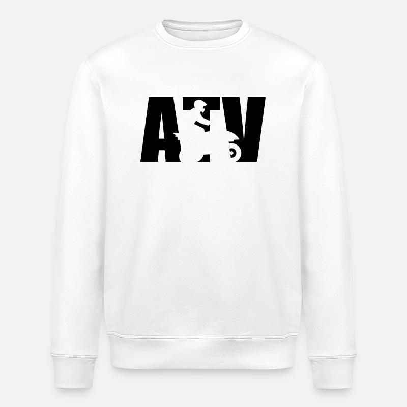 ATV - Sweat bio ROLLER Stanley/Stella Unisexe - blanc