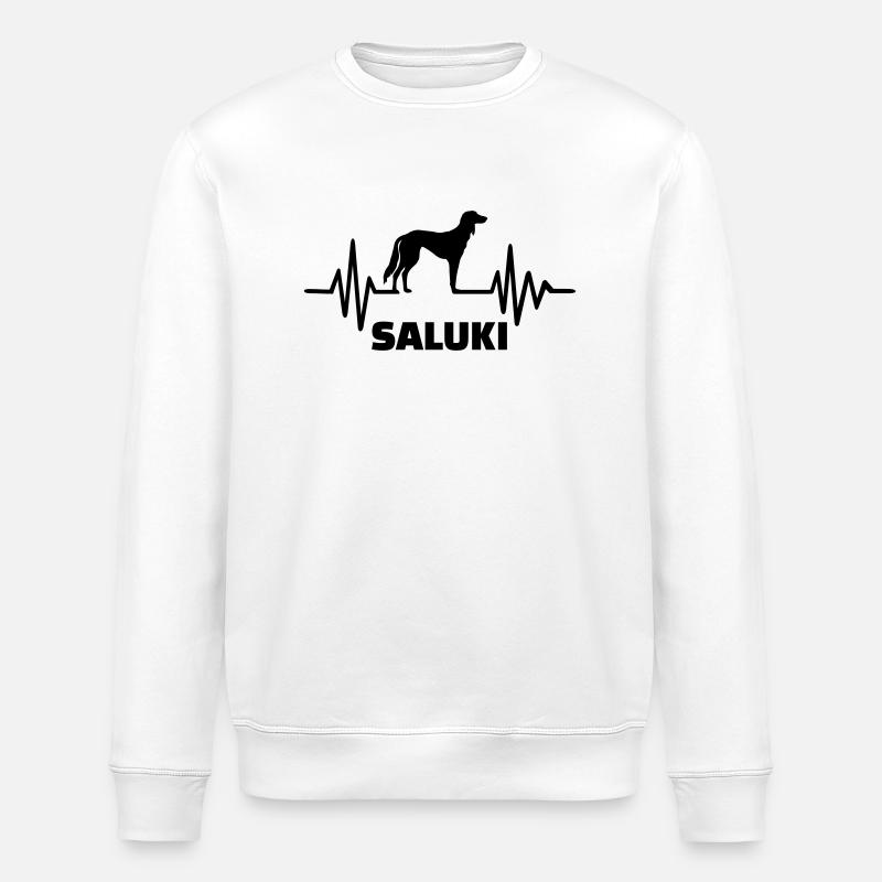 Saluki - Sweat bio ROLLER Stanley/Stella Unisexe - blanc