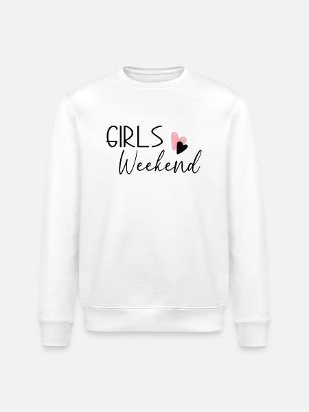 Week-end des filles - Sweat bio ROLLER Stanley/Stella Unisexe - blanc