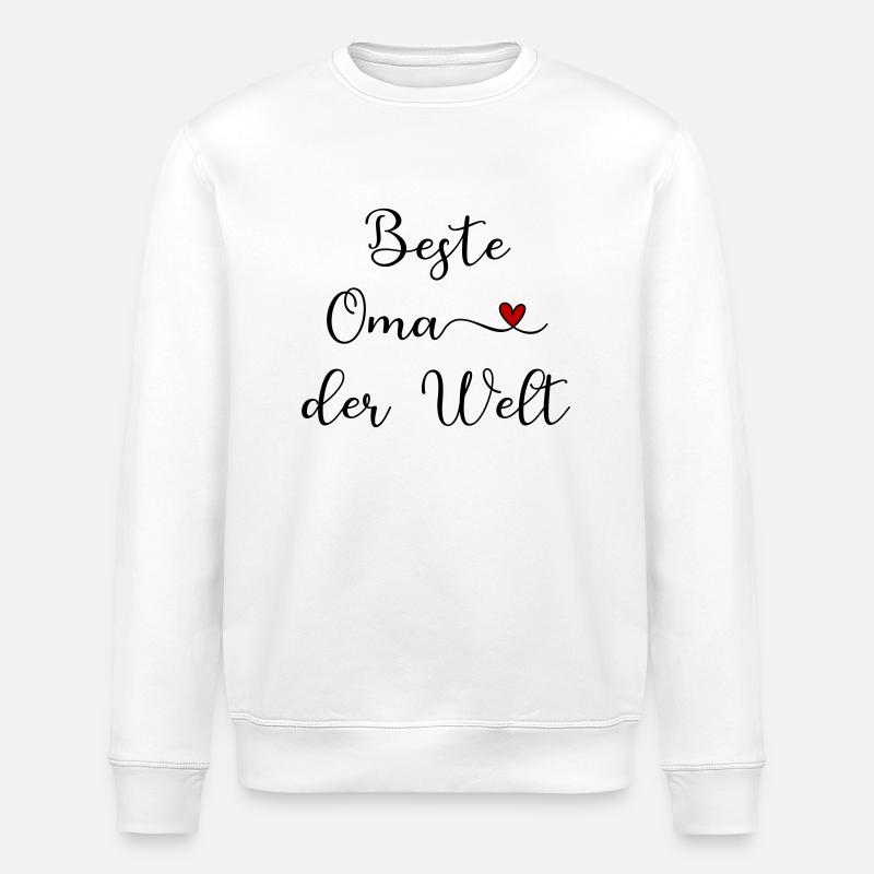 Meilleure grand-mère du monde - Sweat bio ROLLER Stanley/Stella Unisexe - blanc