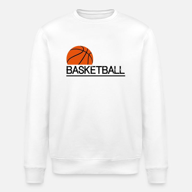 Basketball - Stanley/Stella Unisex Bio-Sweatshirt ROLLER - Weiß