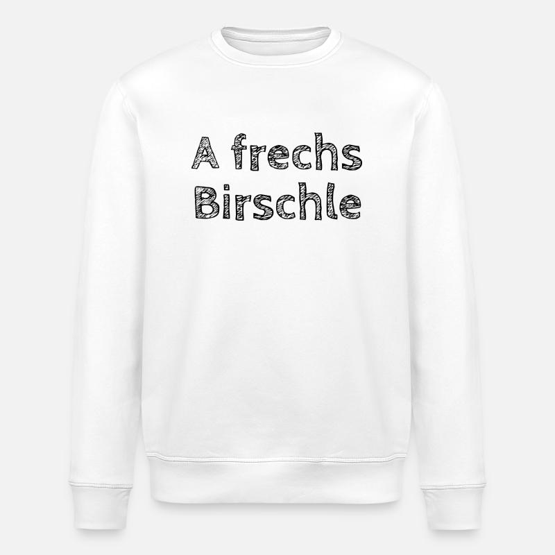 Un Birschle effronté - Sweat bio ROLLER Stanley/Stella Unisexe - blanc