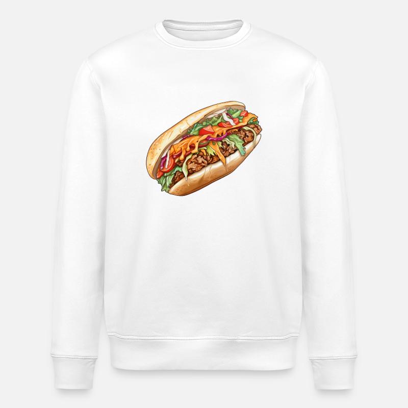 Döner Kebap - Stanley/Stella Unisex Bio-Sweatshirt ROLLER - Weiß