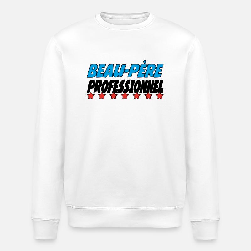 Beau-Père PROFESSIONNEL - Sweat bio ROLLER Stanley/Stella Unisexe - blanc