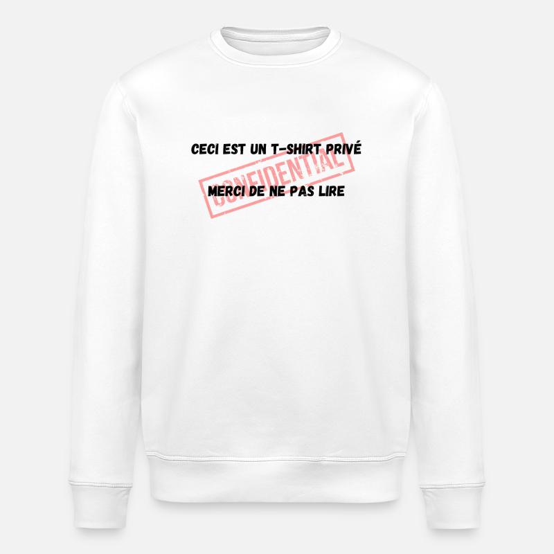 privé - Sweat bio ROLLER Stanley/Stella Unisexe - blanc