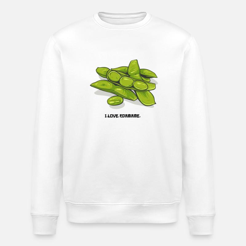 Edamame // Illustration - Stanley/Stella Unisex Bio-Sweatshirt ROLLER - Weiß