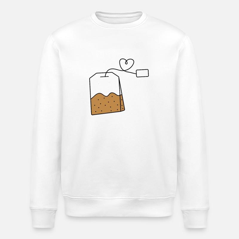 Teebeutel - Stanley/Stella Unisex Bio-Sweatshirt ROLLER - Weiß