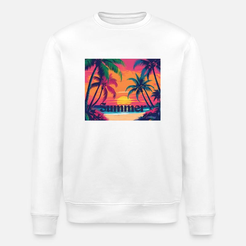 Summer - Stanley/Stella Unisex Bio-Sweatshirt ROLLER - Weiß