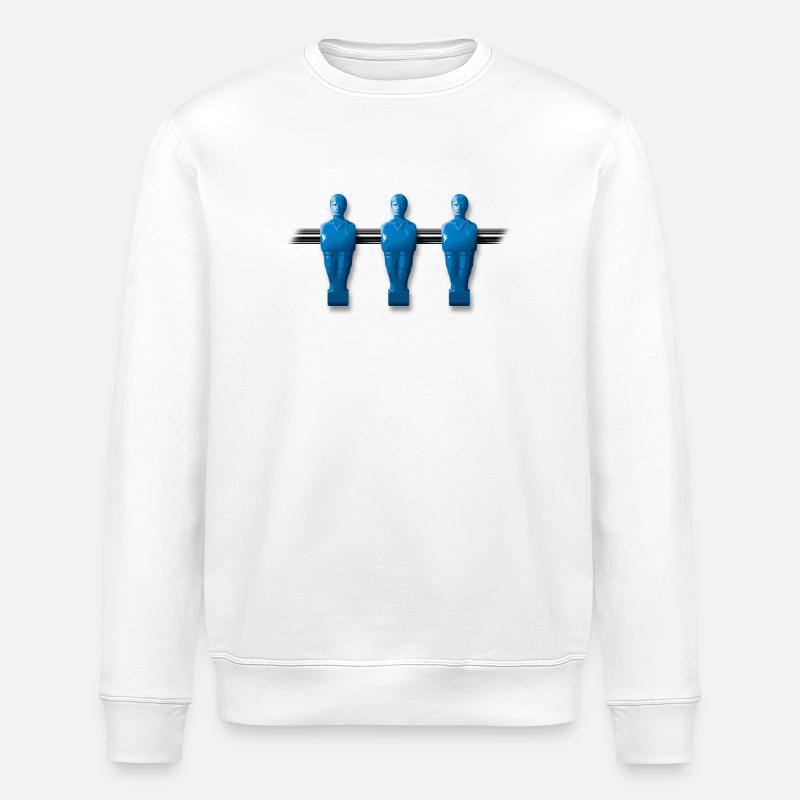 Kickerspieler - Stanley/Stella Unisex Bio-Sweatshirt ROLLER - Weiß