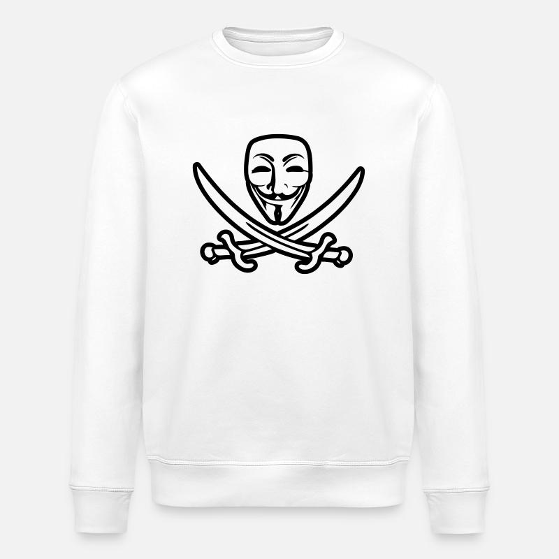 ANONYMOUS - Stanley/Stella Unisex Bio-Sweatshirt ROLLER - Weiß