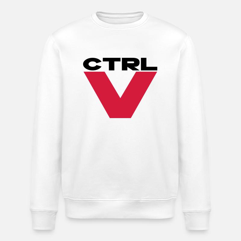 ctrl v - Sweat bio ROLLER Stanley/Stella Unisexe - blanc