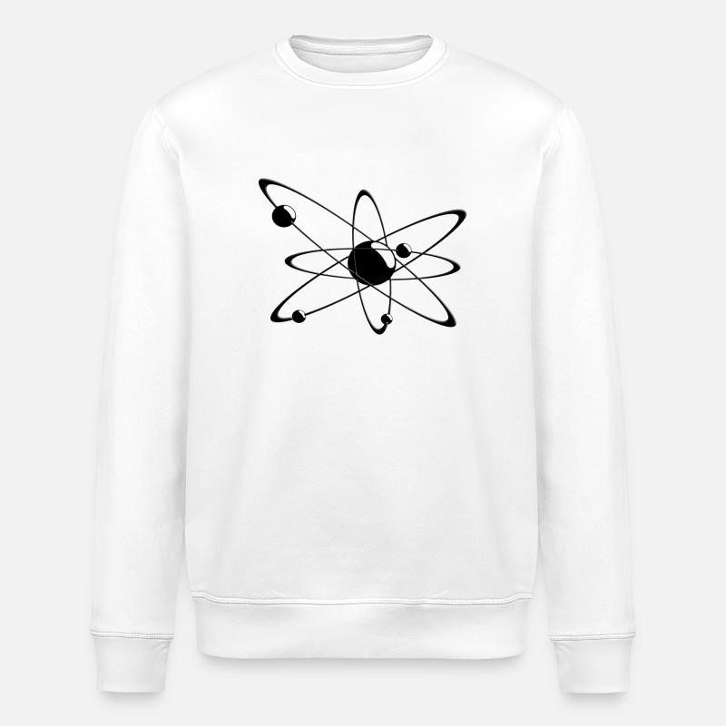 fantastic atom - Stanley/Stella Unisex Bio-Sweatshirt ROLLER - Weiß