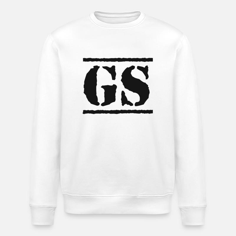 GS Stencil 2 - Stanley/Stella Unisex Bio-Sweatshirt ROLLER - Weiß