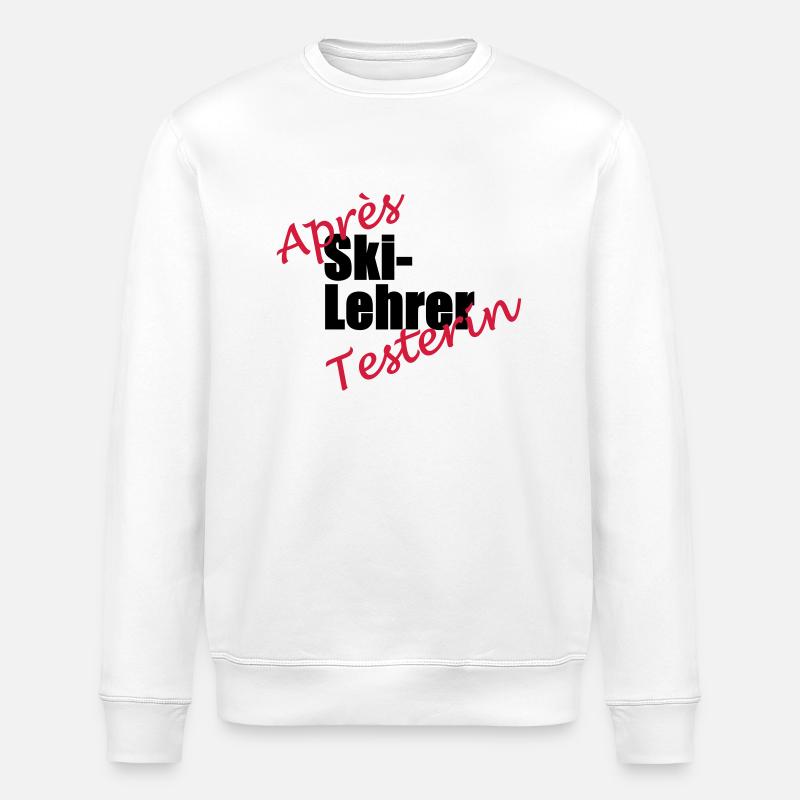 Testeur Apres Ski enseignants - Sweat bio ROLLER Stanley/Stella Unisexe - blanc