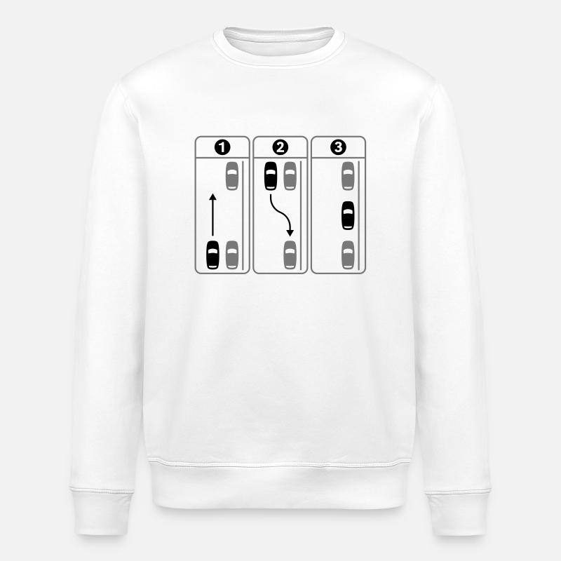 Reverse parking / Reverse Parking / - Stanley/Stella ROLLER Unisex Organic Sweatshirt - white