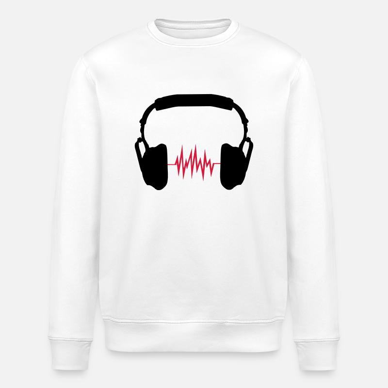 Kopfhörer - Stanley/Stella Unisex Bio-Sweatshirt ROLLER - Weiß