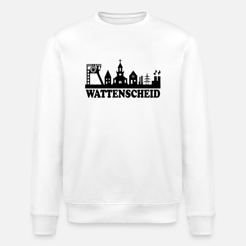 Skyline Wattenscheid - Stanley/Stella Unisex Bio-Sweatshirt ROLLER - Weiß