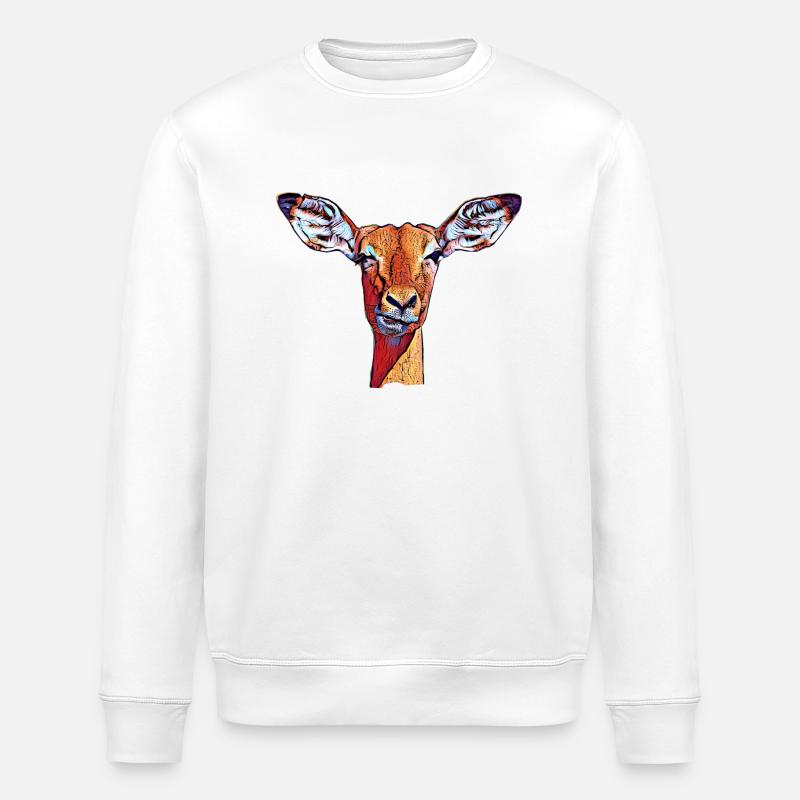 ℜ𝔢𝔥 - Stanley/Stella Unisex Bio-Sweatshirt ROLLER - Weiß