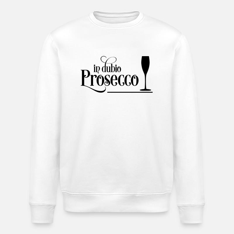 Prosecco - Stanley/Stella ROLLER Unisex Organic Sweatshirt - white