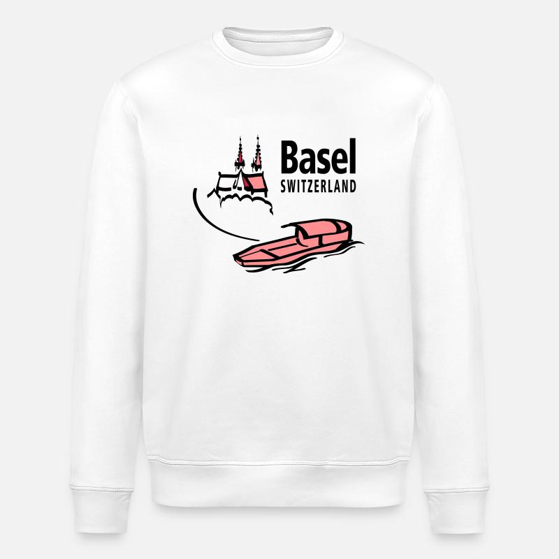 Faehri Muenster Basel - Stanley/Stella Unisex Bio-Sweatshirt ROLLER - Weiß