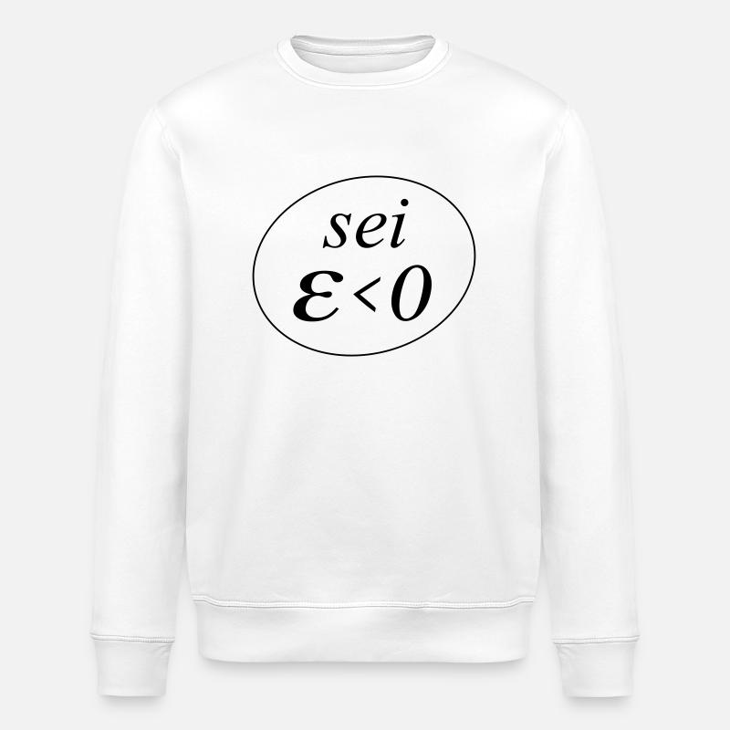 sei Epsilon größer Null - Stanley/Stella Unisex Bio-Sweatshirt ROLLER - Weiß