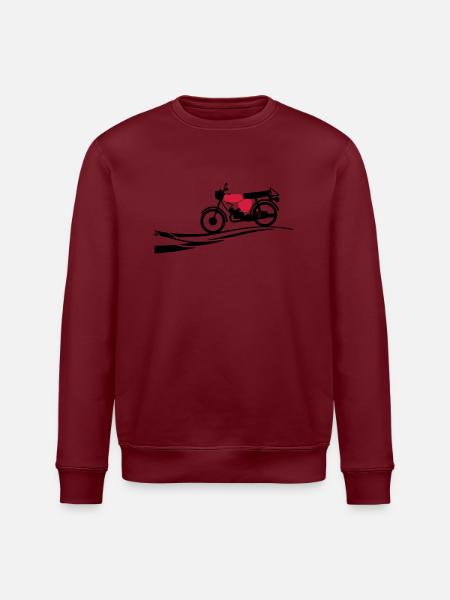 Fahrzeug - Simson S51 - Stanley/Stella Unisex Bio-Sweatshirt ROLLER - Weiß