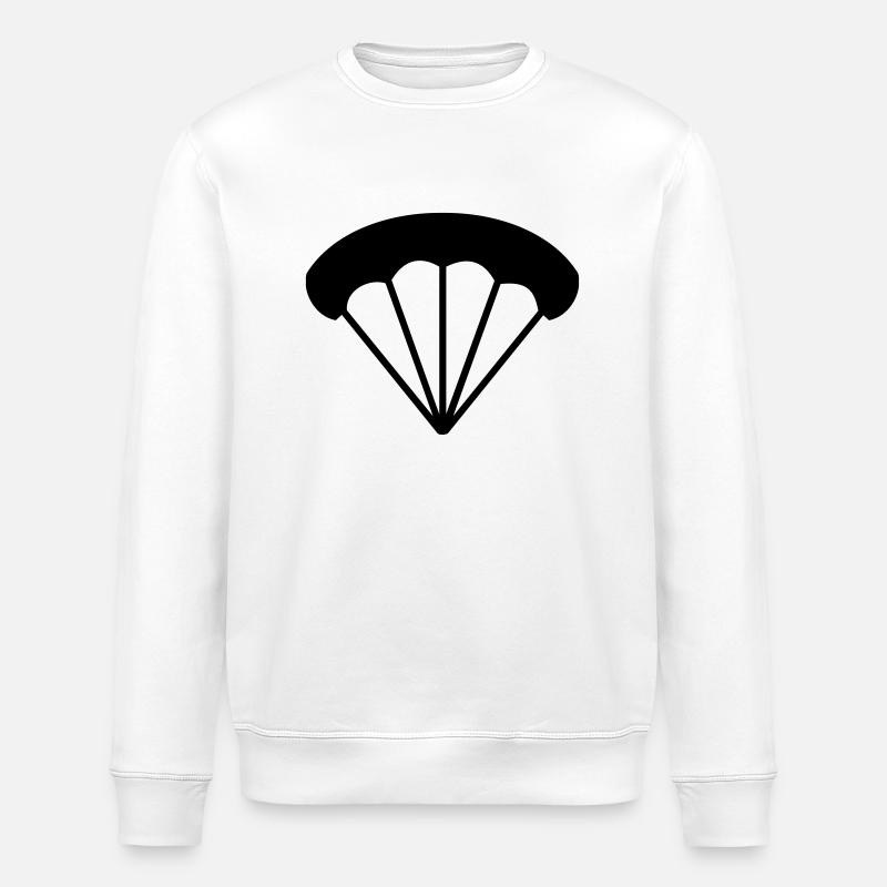 Fallschirm - Stanley/Stella Unisex Bio-Sweatshirt ROLLER - Weiß