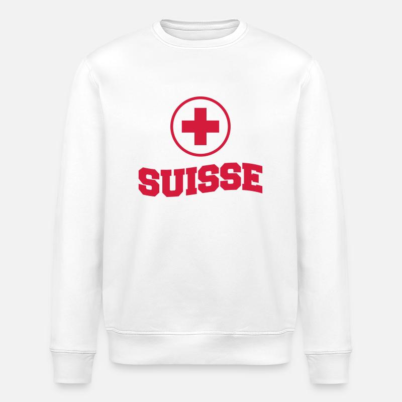 Suisse - Sweat bio ROLLER Stanley/Stella Unisexe - blanc